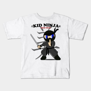 Kid Ninja Red Sun - Anime Manga Kids T-Shirt